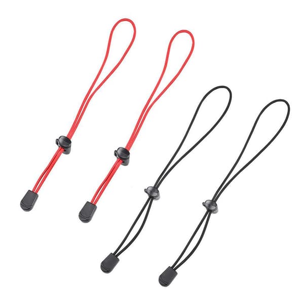 5 stk. elastisk reb, fastgørelsessnor, sort black