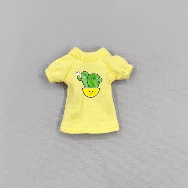 Docka Bomulls T-shirt Dockklänning Kläder 6 6 6