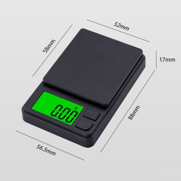 1st elektronisk våg Digitalvåg 500G/0.01G 500G/0.01G 500g/0.01g