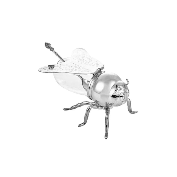 Bee Sukkerkopp Krydderkrukke SØLV Silver