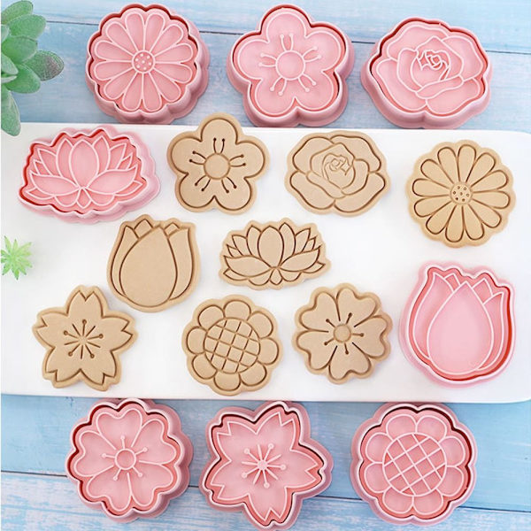 8st/ Set Cookie Cutters Set Form Cookie Stamp DIY Cake
