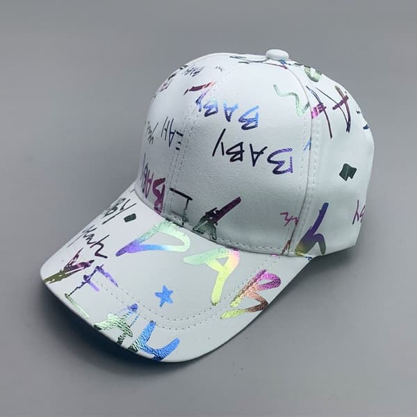 Baseballcapser Hip Hop-capser HVIT white