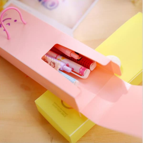 Pencil Case Pen Opbevaringsboks BLÅ Blue