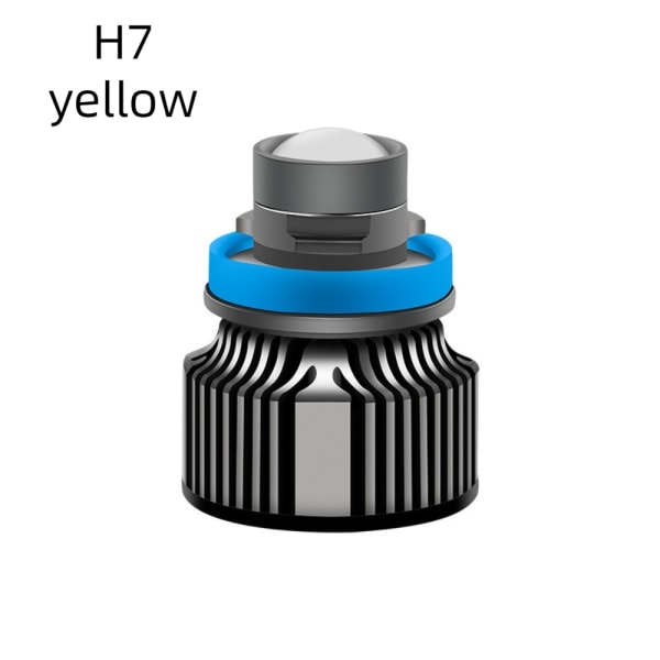 LED-dimljus Tvåfärgade lampor GUL H7 H7 yellow H7-H7