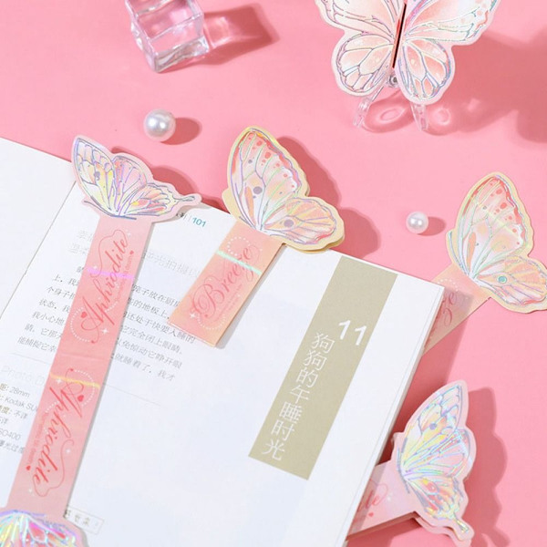 Butterfly Bookmark Värikäs Kirjanmerkki COLOR 2 COLOR 2 Color 2