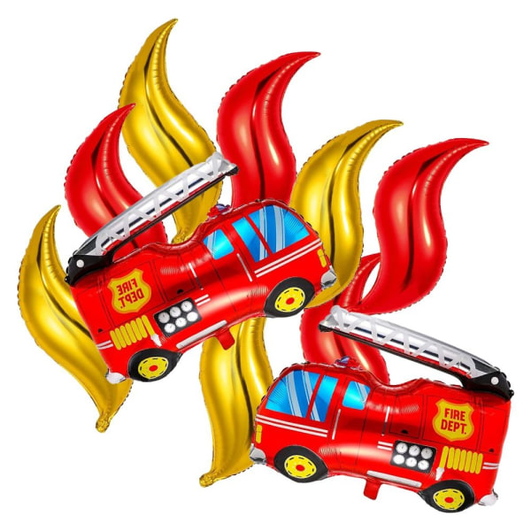 Paloauton ilmapallojuhlakoristeet syntymäpäivätarvike