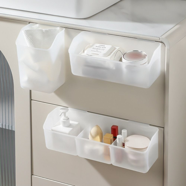 Laatikon kaapin ovet Riippuva kori Kaapin oven säilytyslaatikko Transparent C-C