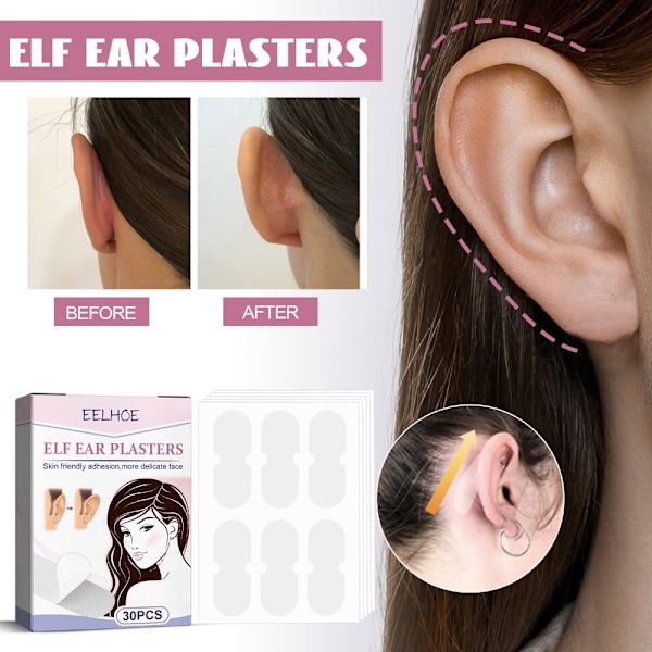 30st Ear Corrector Elf Ear Stickers Öronstöd