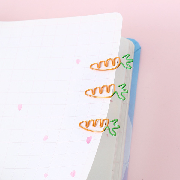10 stk/parti Papirclips Binder Clip Bogstøtte Clip