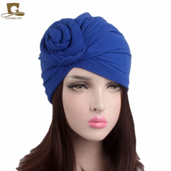 Kvinnor Turban Cover ROYAL BLUE Royal Blue