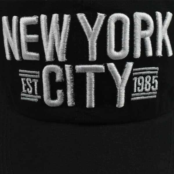 Bogstavbroderi Baseballkasketter Snapback-hatte SORT black