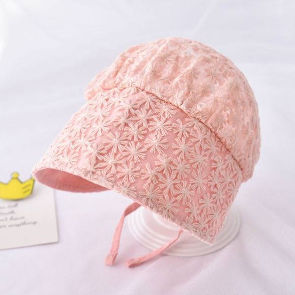 Baby pitsihattu vastasyntyneen kukkahattu PINKKI TYYPPI 1 TYYPPI 1 pink type 1-type 1