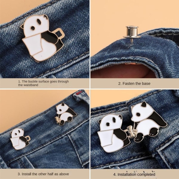 Jeansknapper No-Sying Metallknapp GULL DINOSAUR DINOSAUR gold dinosaur-dinosaur