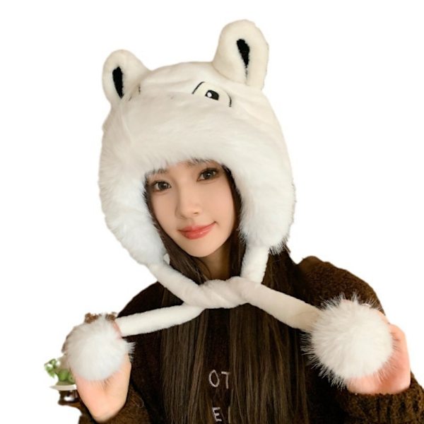 Pehmohattu Fur Beanie Hat KHAKI Khaki