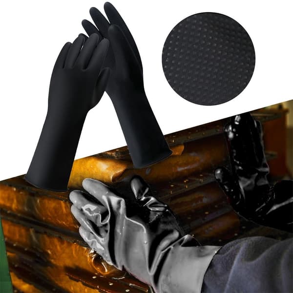 Work Safe Handsker Syre- og Alkaliresistente Handsker 45CM 45CM 45CM