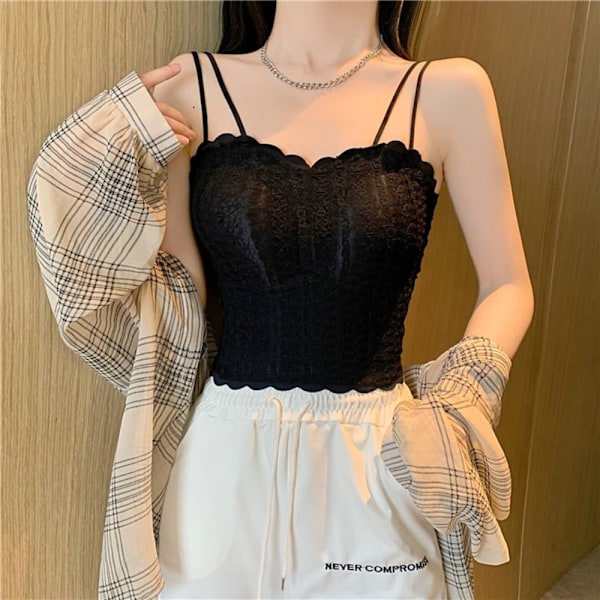 Crop Top Camisole HUDFÄRG Skin Color
