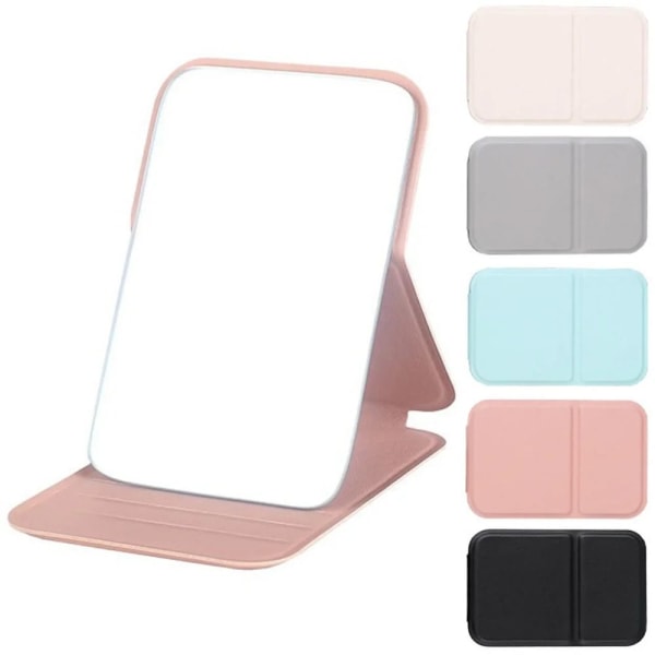 Desktop Makeup Mirror Handhållen Makeup Mirror ROSA pink