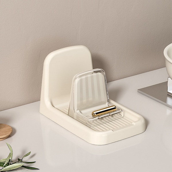 Krukor Lock Hållare Sked Hållare Ställ VIT White