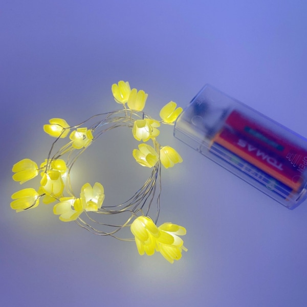 Tulip String Lights Blomster Nattlys BLÅ 2M 20LED 2M 20LED blue 2M 20LED-2M 20LED