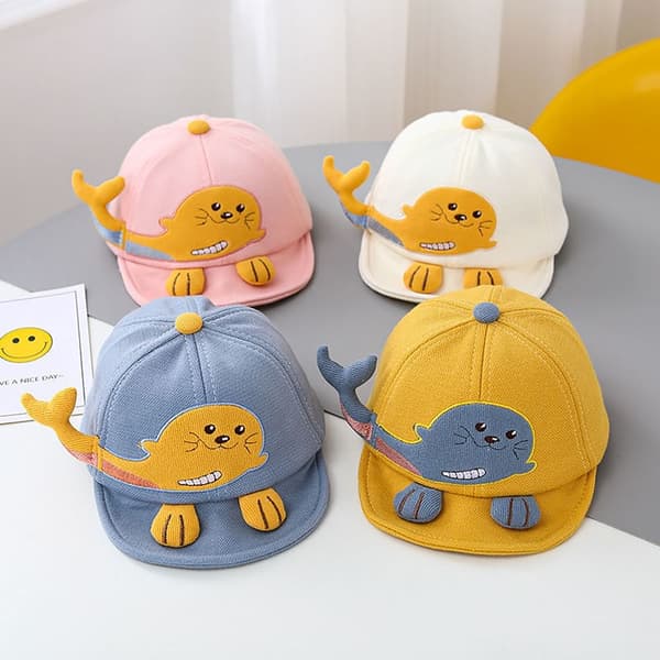 Baby Baseball Cap Børne Solhatte ORANGE B B ORANGE B-B