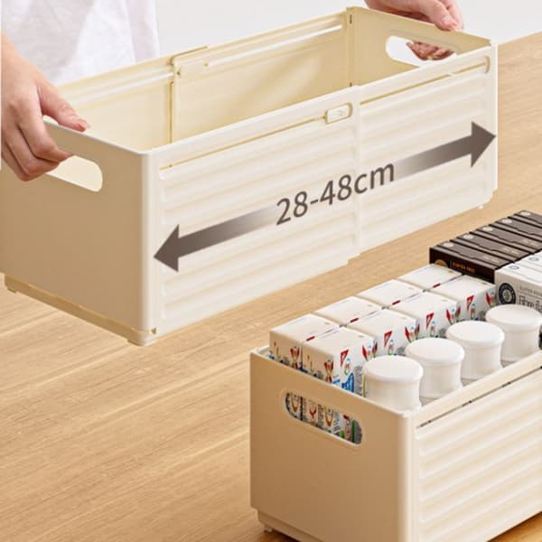 Oppbevaringsboks Skuffeboks BEIGE STOR Beige Large