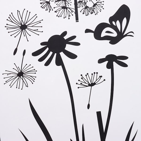 2 kpl Flower Environmental Wall Tarrat Kodinsisustus A  2 PCS