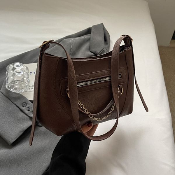 Axelväska Underarmsväska KHAKI Khaki