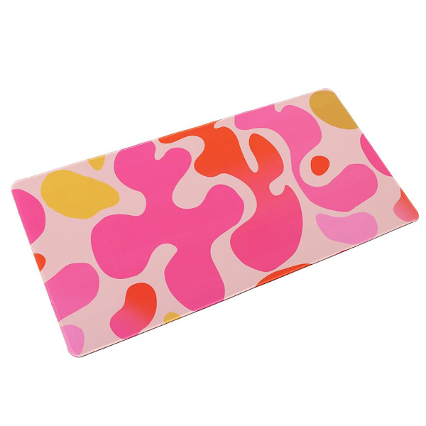 Stor musematte skrivebordsmatte ROSA Pink