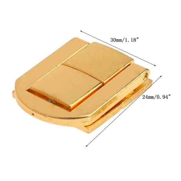 Medium Støbt Lås Toggle Catch Lås Smykkeskrin Lås 5pcs