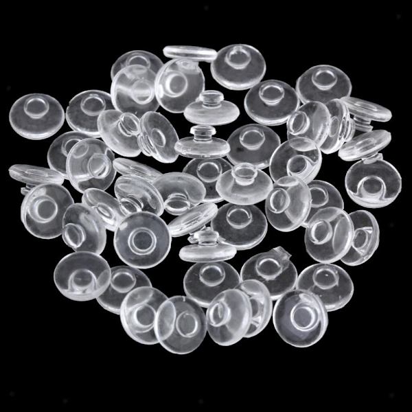 25 par glasögon solglasögon näsdyna Tryck in näskuddar glasögon Clear 25 Pairs-25 Pairs