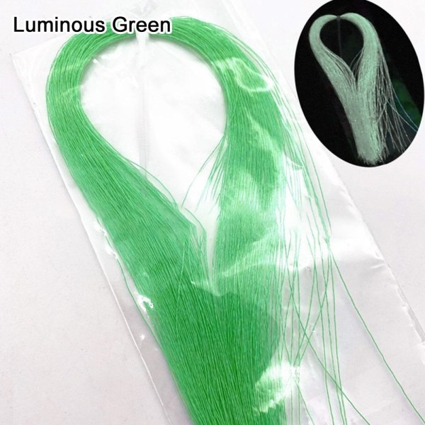 Flugbindningsmaterial Holografisk glitter LIMINOUS GREEN LIMINOUS Luminous Green