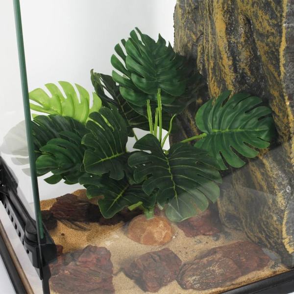Konstgjorda vattenväxter akvariumväxter Reptilklättringsväxt