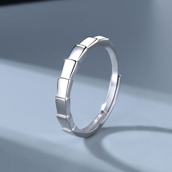 Parringer Sølvbelagt Ring SETT 1 PAR SETT 1 PAR Set 1 pair
