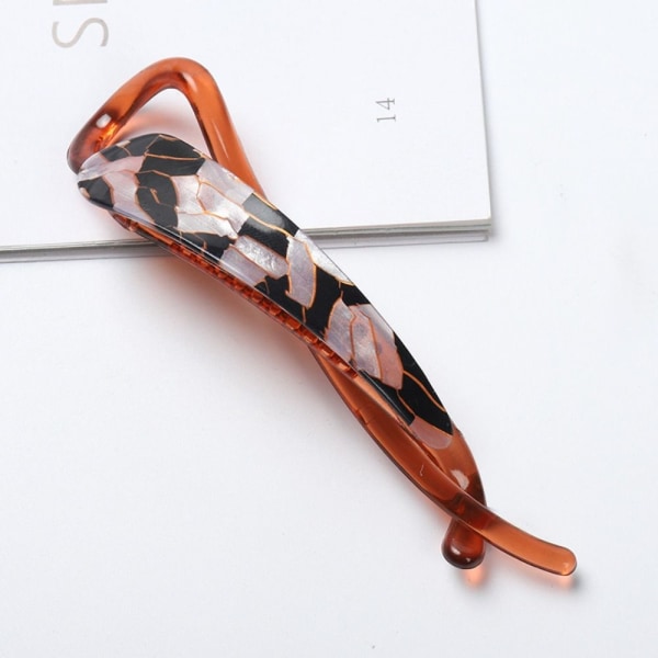 Etikkahappo Banaani Clip Leopard Print Hair Claws FF F