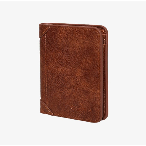 Kort pung møntpung BRUN 2 LAG 2 LAG brown 2 layers-2 layers