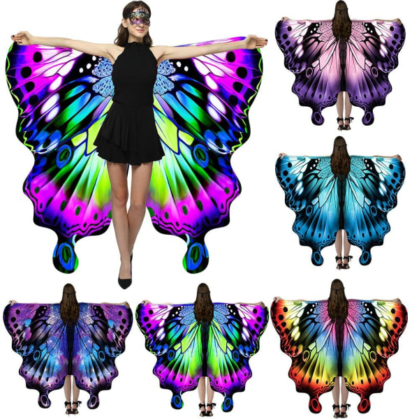 Butterfly Shawl Cape Faire Butterfly Wings E E E