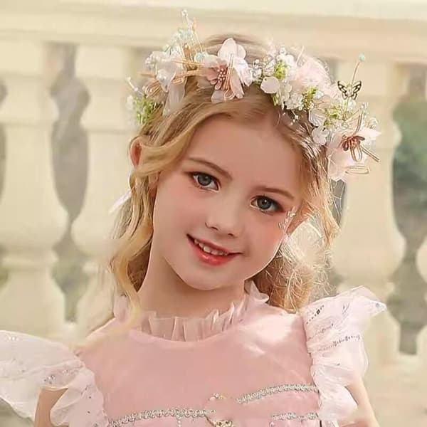 Fe Blomsterhårbånd Hårbånd HODEBÅND HODEBÅND headband