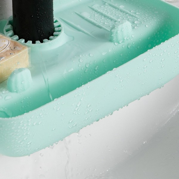 Kran Dreneringsstativ Drenering Oppbevaringsstativ LYS BLÅ light blue