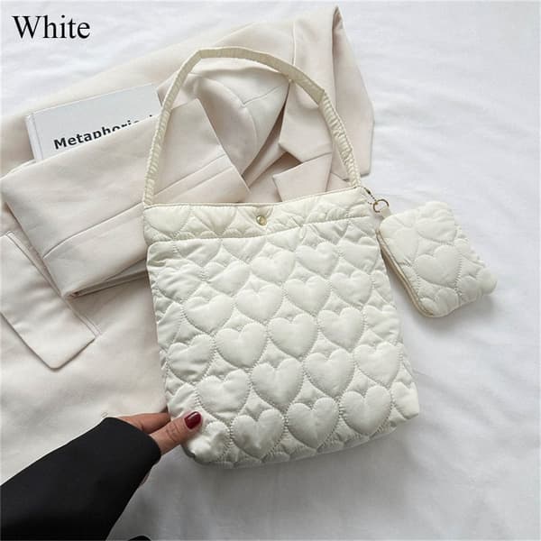 Skuldertasker Tote Tasker HVID white