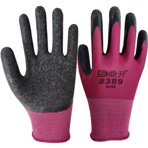 Work Safe Gloves Gummibeleggshansker S/7 S/7 S/7