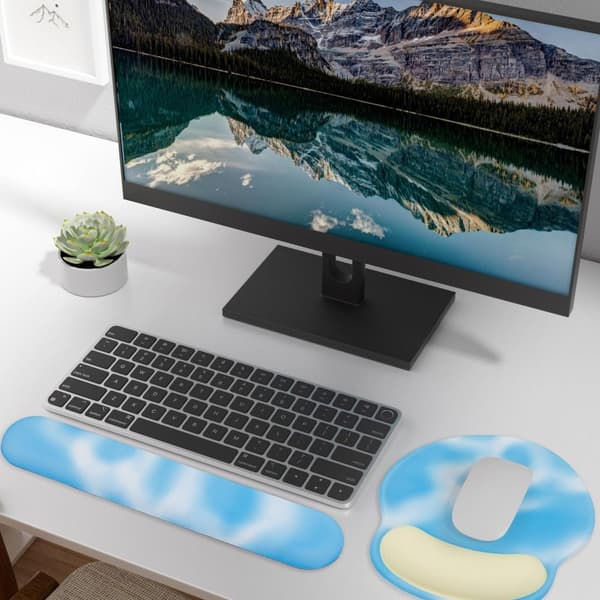 Ergonomisk musematte med håndleddsstøtte