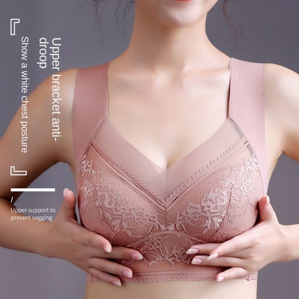Sexet blonde-BH Perspektiv Full Cup Lingeri BLÅ 4XL blue 4XL