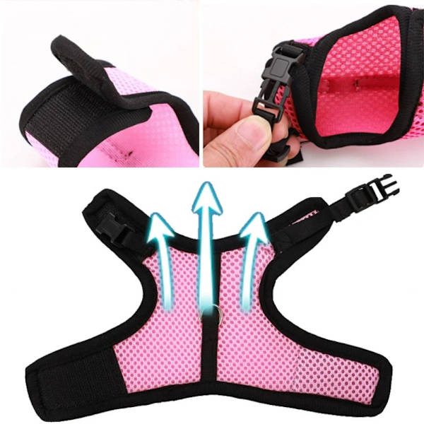 Kaninbrystsele Snor Marsvin Kanin Snor PINK M pink M