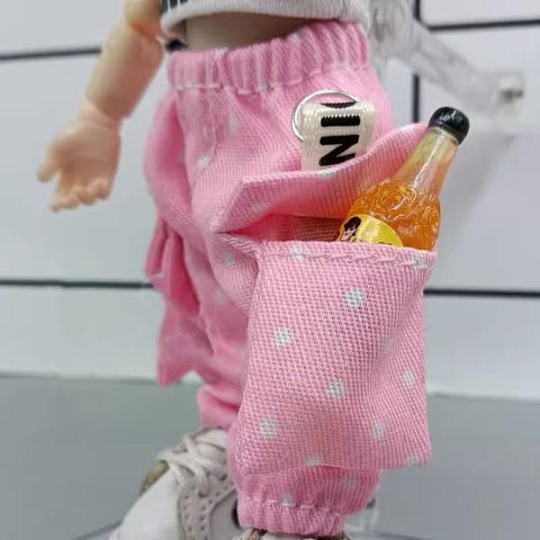 Dockkläder Dockbyxor ROSA Pink