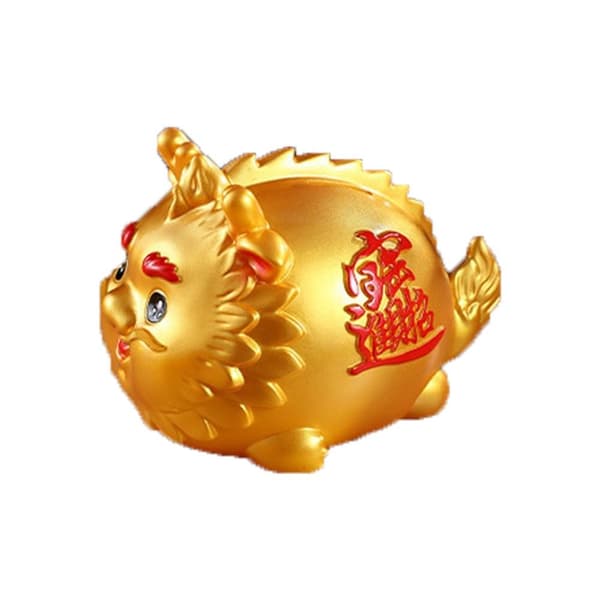 Spargris Drake Guld B B Gold B-B
