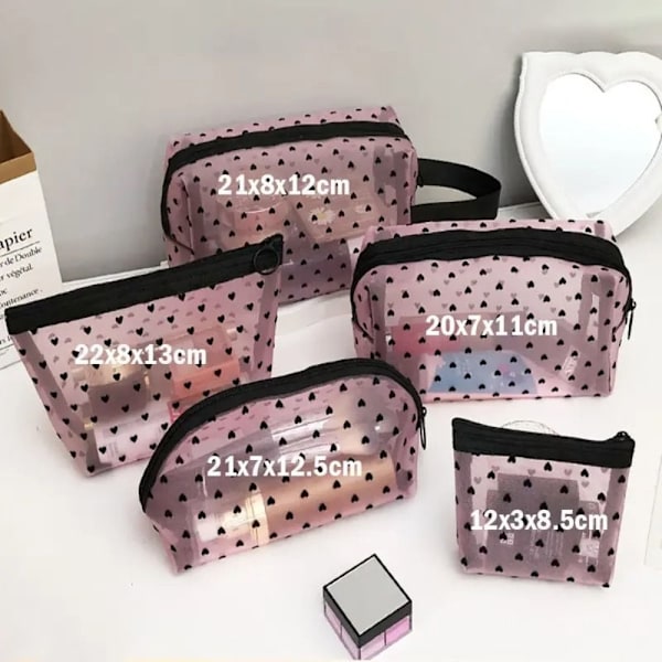 Mesh kosmetiktaske Makeup opbevaringstaske 04 04 04