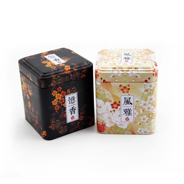Mini Iron Box Small Square Tea Jar 3 3 3