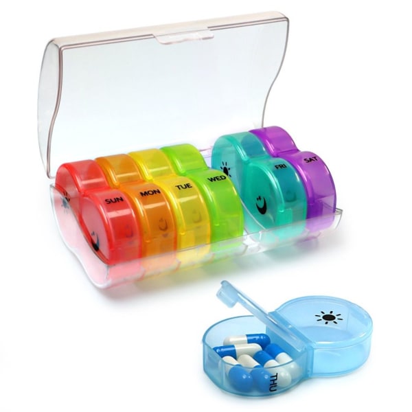 Pills Box Pill Dispenser Box 2 2 2