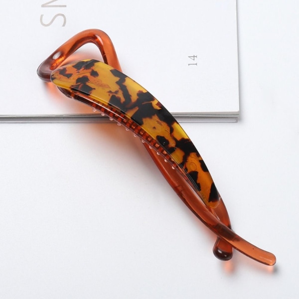 Eddikesyre Bananclips Leopardprint Hårklør A A A