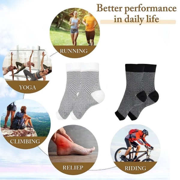 Nevropati Sokker Soothe Relief Compression Sokker L/XLNUDE NAKEN L/XLNude